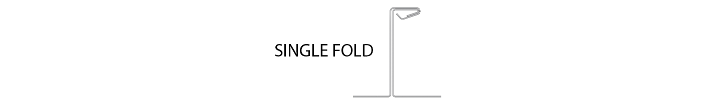 Single fold Roof profile